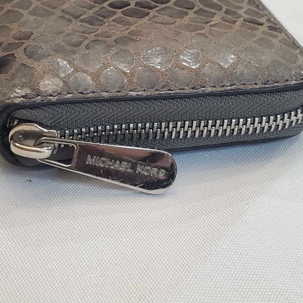 Michael Kors Python Embossed Bedford Continental … - image 4